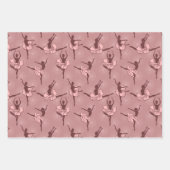 Feuilles de papier d'emballage de danseuse de ball (Devant 3)