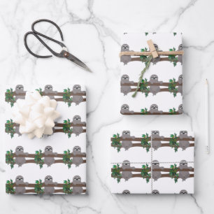 Feuilles de papier d'emballage de fentes