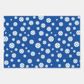 Feuilles de papier d'emballage de Noël à billes de (Devant)