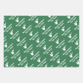 Feuilles de papier d'emballage de Noël d'ange coul (Devant 3)