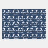 Feuilles de papier d'emballage de Noël d'ange coul (Devant 2)