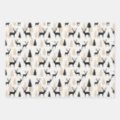 Feuilles de papier d'emballage de vacances (Devant)