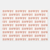 Feuilles de papier d'emballage dernier rodéo de co (Devant)