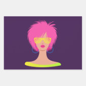 Feuilles de papier d'emballage des années 1980 (Devant 2)