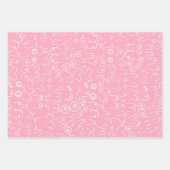 feuilles de papier d'emballage design de poitrine  (Devant 3)