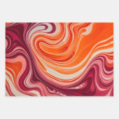 Feuilles de papier d'emballage en papier marbré co (Devant 2)