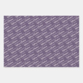 Feuilles de papier d'emballage Félicitations Flora (Devant 3)