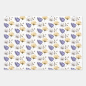 Feuilles de papier d'emballage floral (Devant 2)