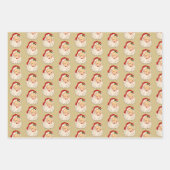 Feuilles de papier d'emballage père Noël No 2 (Devant)