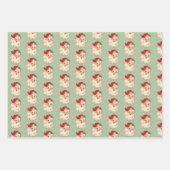 Feuilles de papier d'emballage père Noël No 3 (Devant)