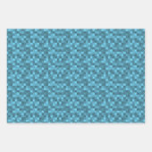 Feuilles de papier d'emballage "Pixelpattern" Var0 (Devant)
