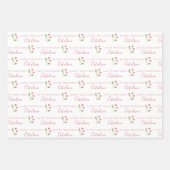 Feuilles de papier d'emballage pour anniversaire à (Devant 3)