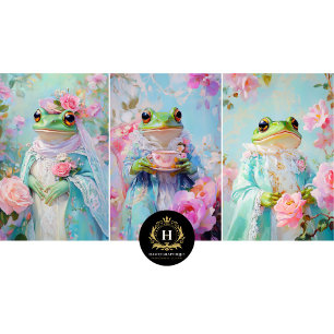 Feuilles de papier d'emballage Prince Grenouille F