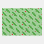 Feuilles de papier d'emballage sur le thème du gol (Devant 3)