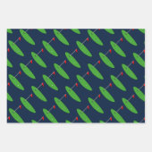 Feuilles de papier d'emballage sur le thème du gol (Devant 2)