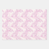 Feuilles de papier d'emballage Toile Rose (Devant 2)