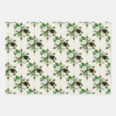 Feuilles de papier d'emballage vintages (Devant)