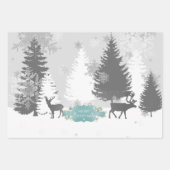 Feuilles de papier d'emballage Winter Wonderland - (Devant)