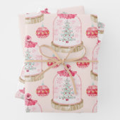 Feuilles de papier d'enneigement de Noël (En situation)