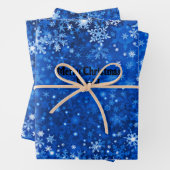 Feuilles de papier d'enneigement personnalisé (En situation)