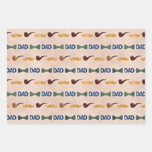 Feuilles de papier d'enrobage à Cravate de fête de (Devant)