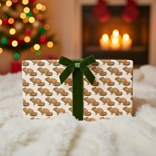 Feuilles de papier d'enrobage Chipmunk