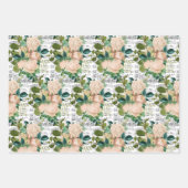 Feuilles de papier d'enrobage de collage de Rose (Devant 3)