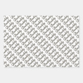 Feuilles de papier d'enrobage de fêtes des pères (Devant 3)