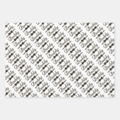 Feuilles de papier d'enrobage de fêtes des pères (Devant)