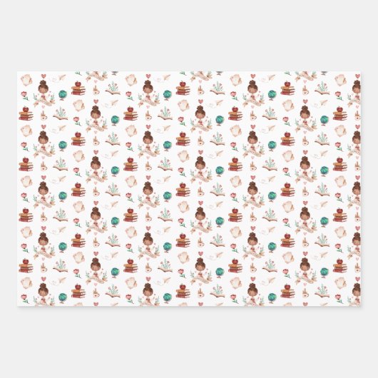 Feuilles de papier d'enrobage de l'enseignant (Devant)