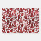 Feuilles de papier d'enrobage de menthe plaqué (Devant)