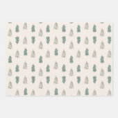 Feuilles de papier d'enrobage de Noël (Devant 3)