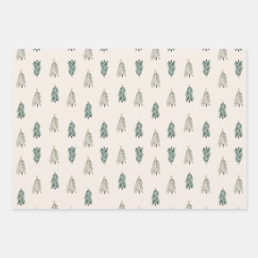 Feuilles de papier d'enrobage de Noël (Devant)