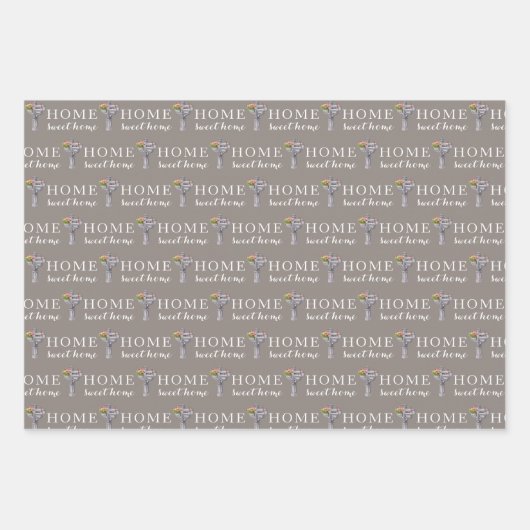 Feuilles de papier d'enrobage de numéro de boîte a (Devant 3)