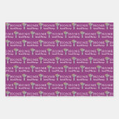 Feuilles de papier d'enrobage de numéro de boîte a (Devant 3)