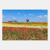 Feuilles de papier d'enrobage des tulipes de print (Devant 2)