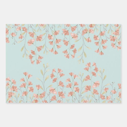 Feuilles de papier d'enrobage Fleur sauvage (Devant 2)