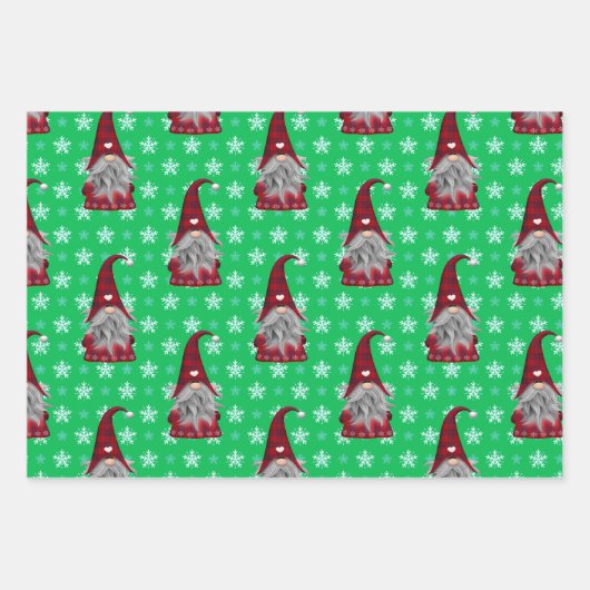 Feuilles de papier d'enrobage Gnome (Devant 3)