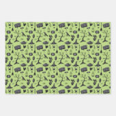 Feuilles de papier d'enveloppement à main d'Hallow (Devant 2)