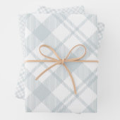 Feuilles de papier d'enveloppement à plis gris cla (En situation)