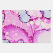 Feuilles de papier d'enveloppement Abstrait bleu r (Devant 3)