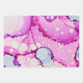 Feuilles de papier d'enveloppement Abstrait bleu r (Devant)