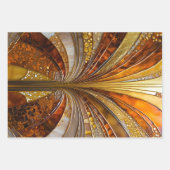 Feuilles de papier d'enveloppement Art déco coloré (Devant 3)