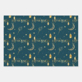 Feuilles de papier d'enveloppement cadeau Golden E (Devant 2)