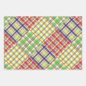 Feuilles de papier d'enveloppement Cadeaux Madras  (Devant)