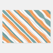 Feuilles de papier d'enveloppement coloré à l'aqua (Devant 3)