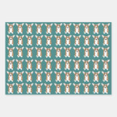 Feuilles de papier d'enveloppement Corgi (Devant 3)