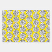 Feuilles de papier d'enveloppement d'abeilles (Devant 3)