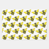 Feuilles de papier d'enveloppement d'abeilles (Devant)