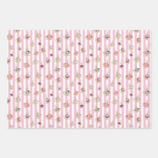 Feuilles de papier d'enveloppement d'Ancres élégan (Devant)